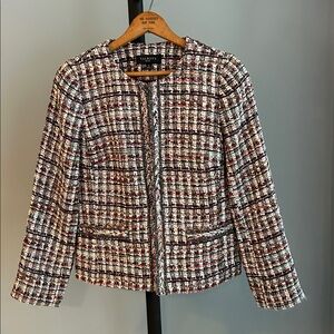 Talbots Multi-Color Tweed Blazer
